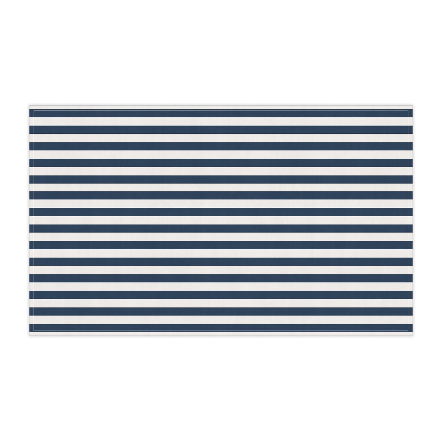 Navy Blue Stripes Kitchen Towel - Kitchen Towel - Kristine Celestine