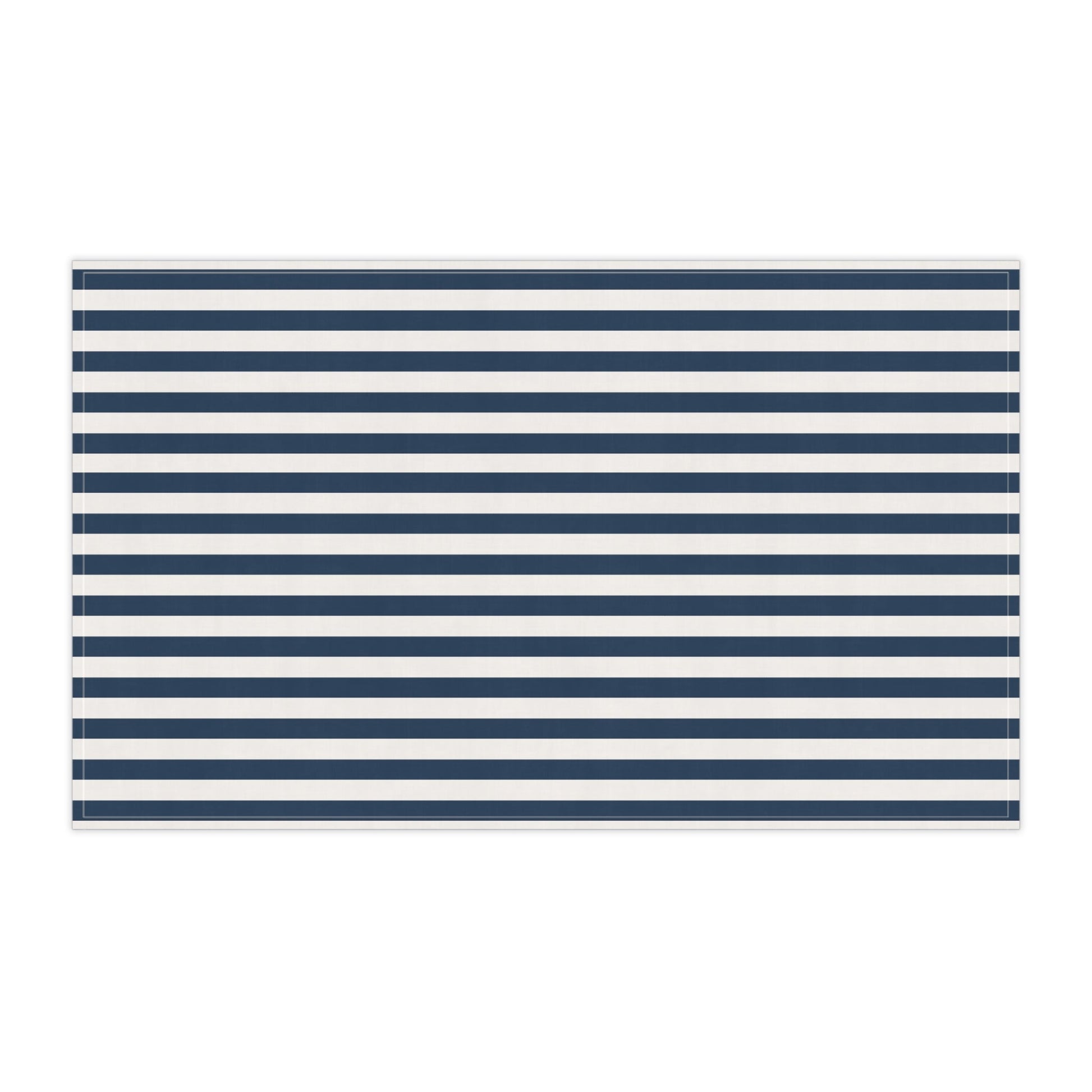 Navy Blue Stripes Kitchen Towel - Kitchen Towel - Kristine Celestine