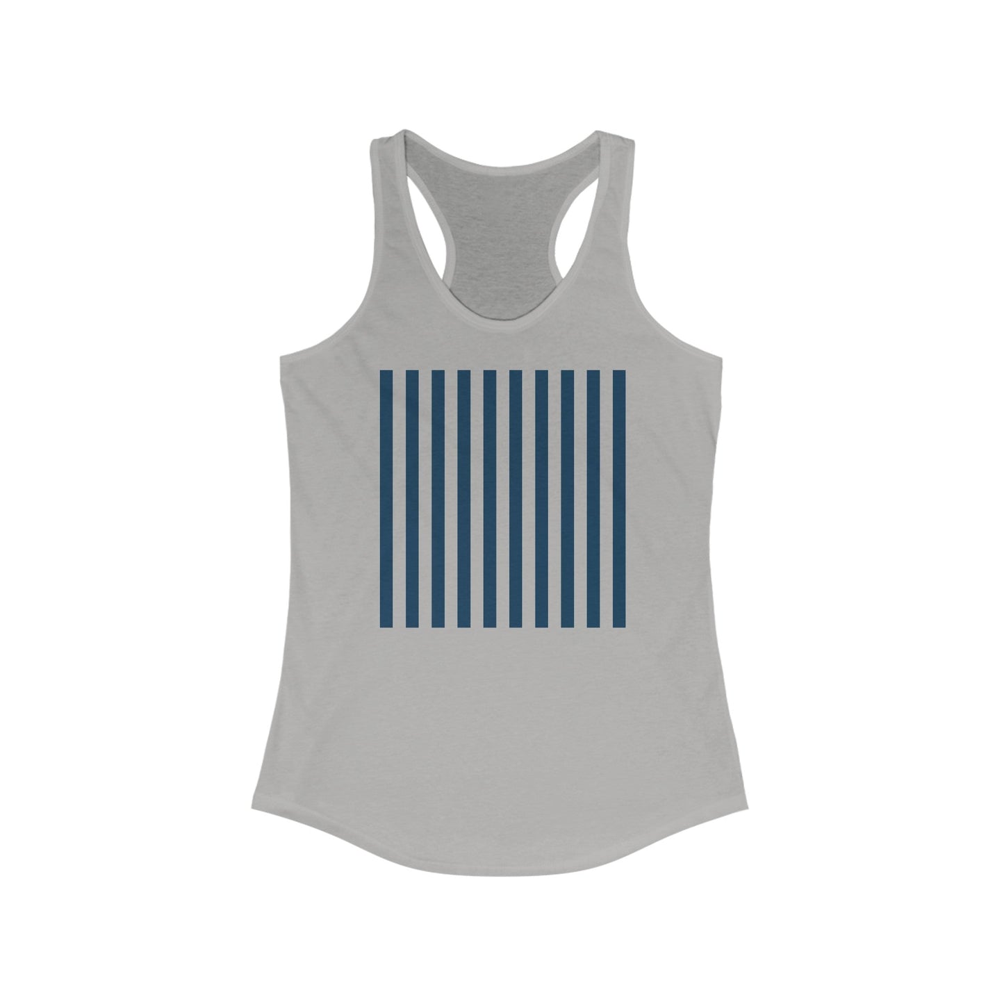 Navy Blue Stripes Women's Tank Top - Tank Top - Kristine Celestine