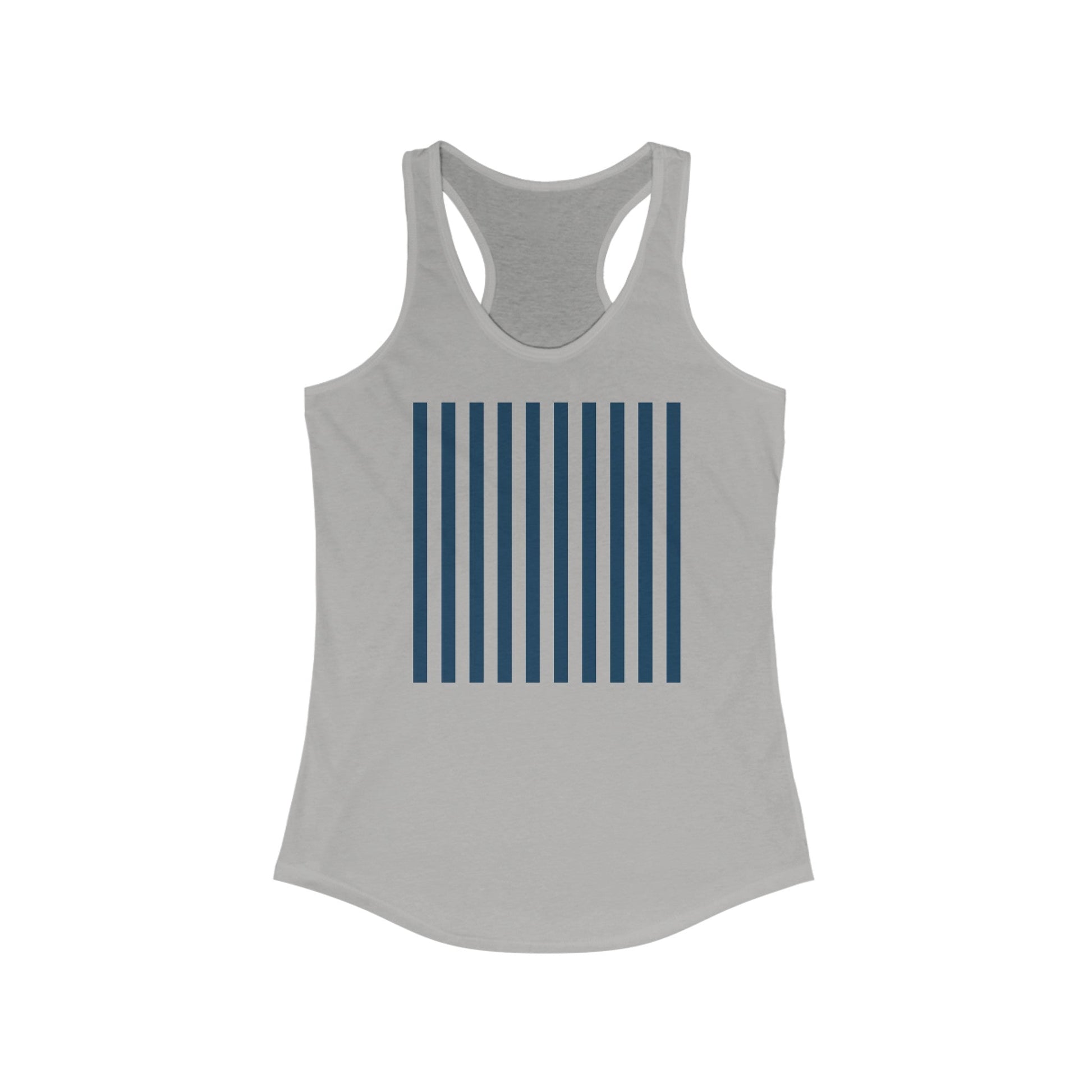 Navy Blue Stripes Women's Tank Top - Tank Top - Kristine Celestine