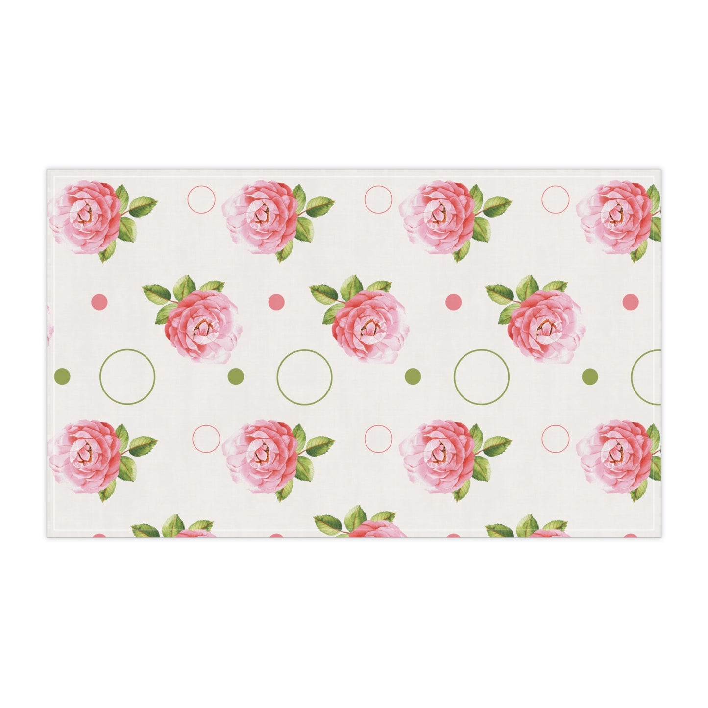 Pink Rose Kitchen Towel - Kitchen Towel - Kristine Celestine