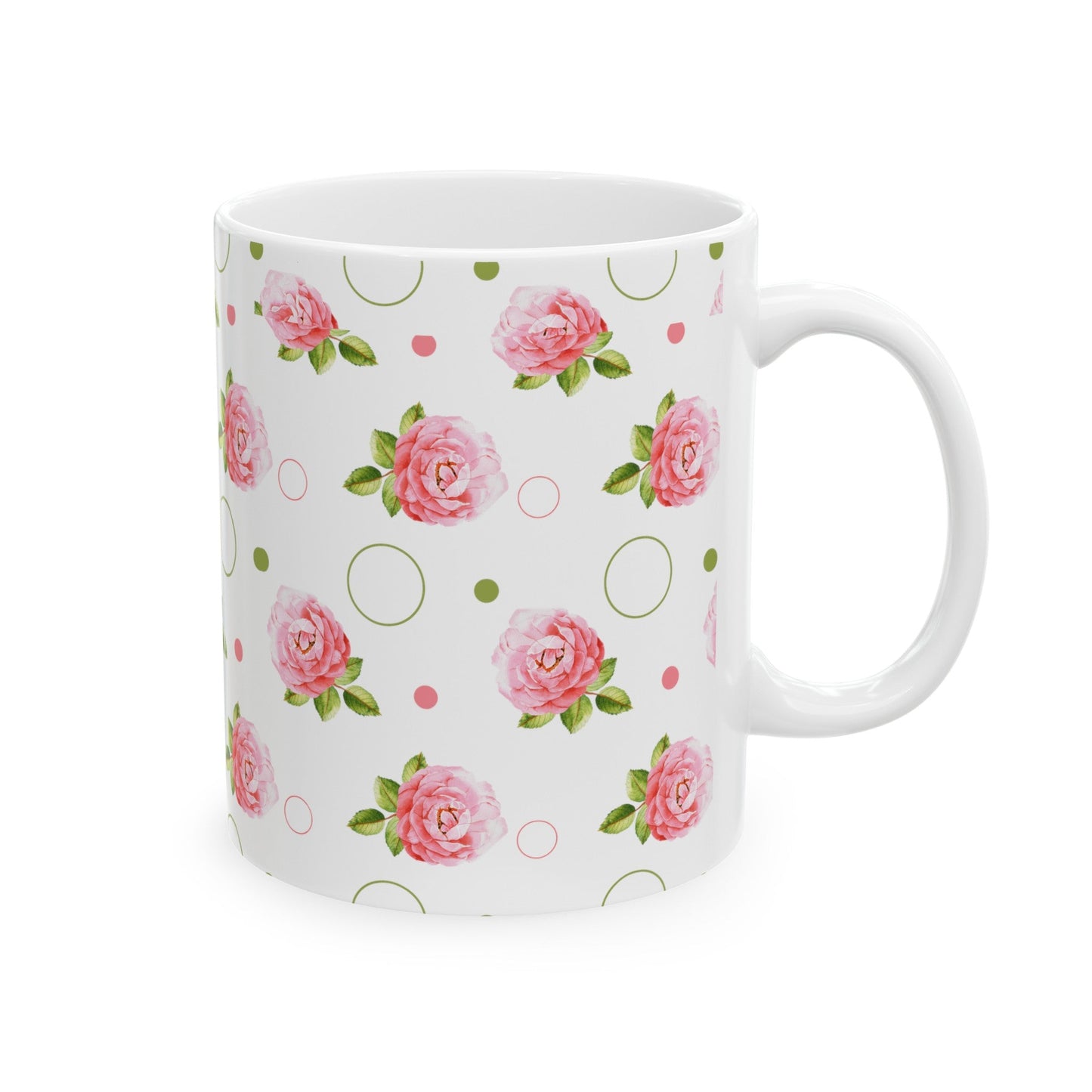 Pink Rose Mug - Mug - Kristine Celestine