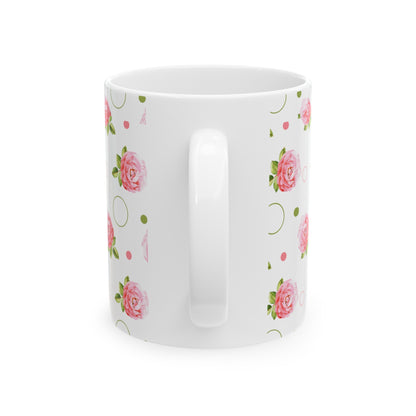 Pink Rose Mug - Mug - Kristine Celestine