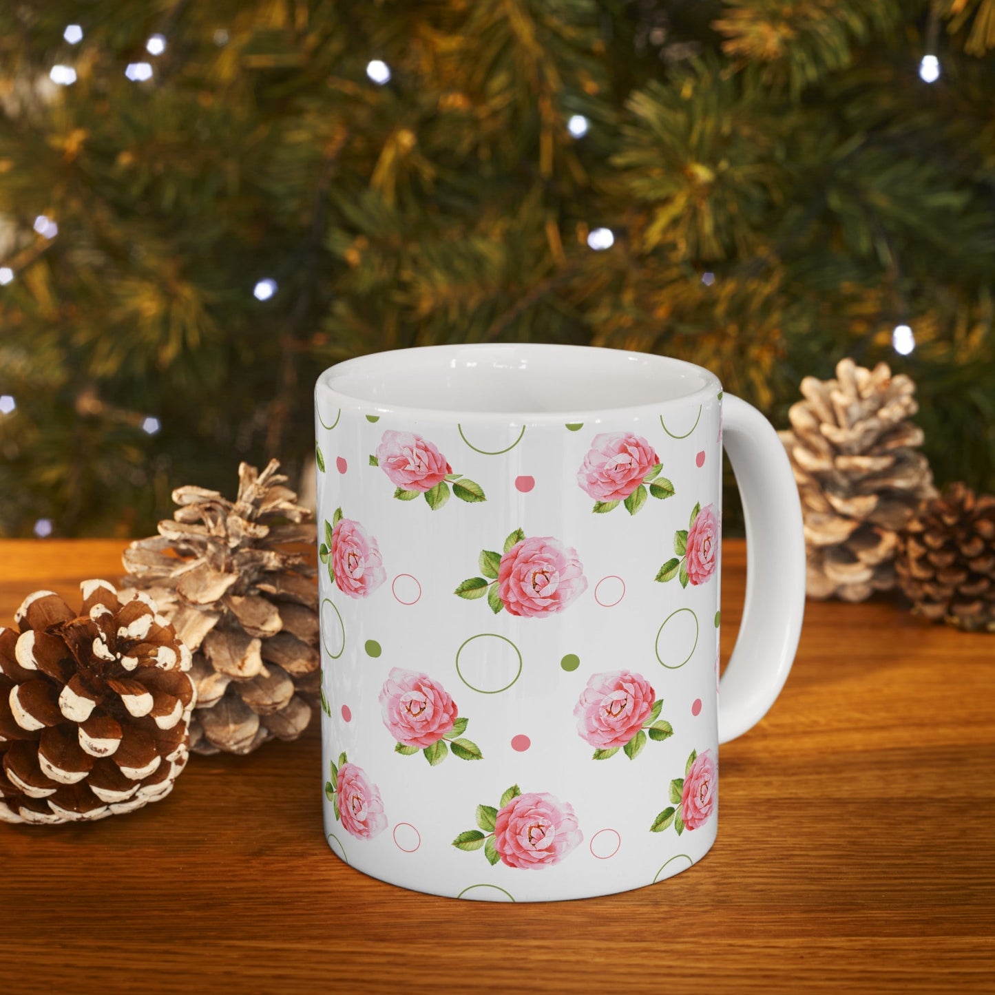 Pink Rose Mug - Mug - Kristine Celestine