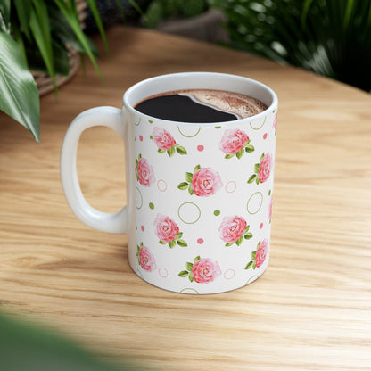 Pink Rose Mug - Mug - Kristine Celestine