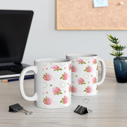 Pink Rose Mug - Mug - Kristine Celestine