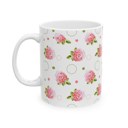 Pink Rose Mug - Mug - Kristine Celestine