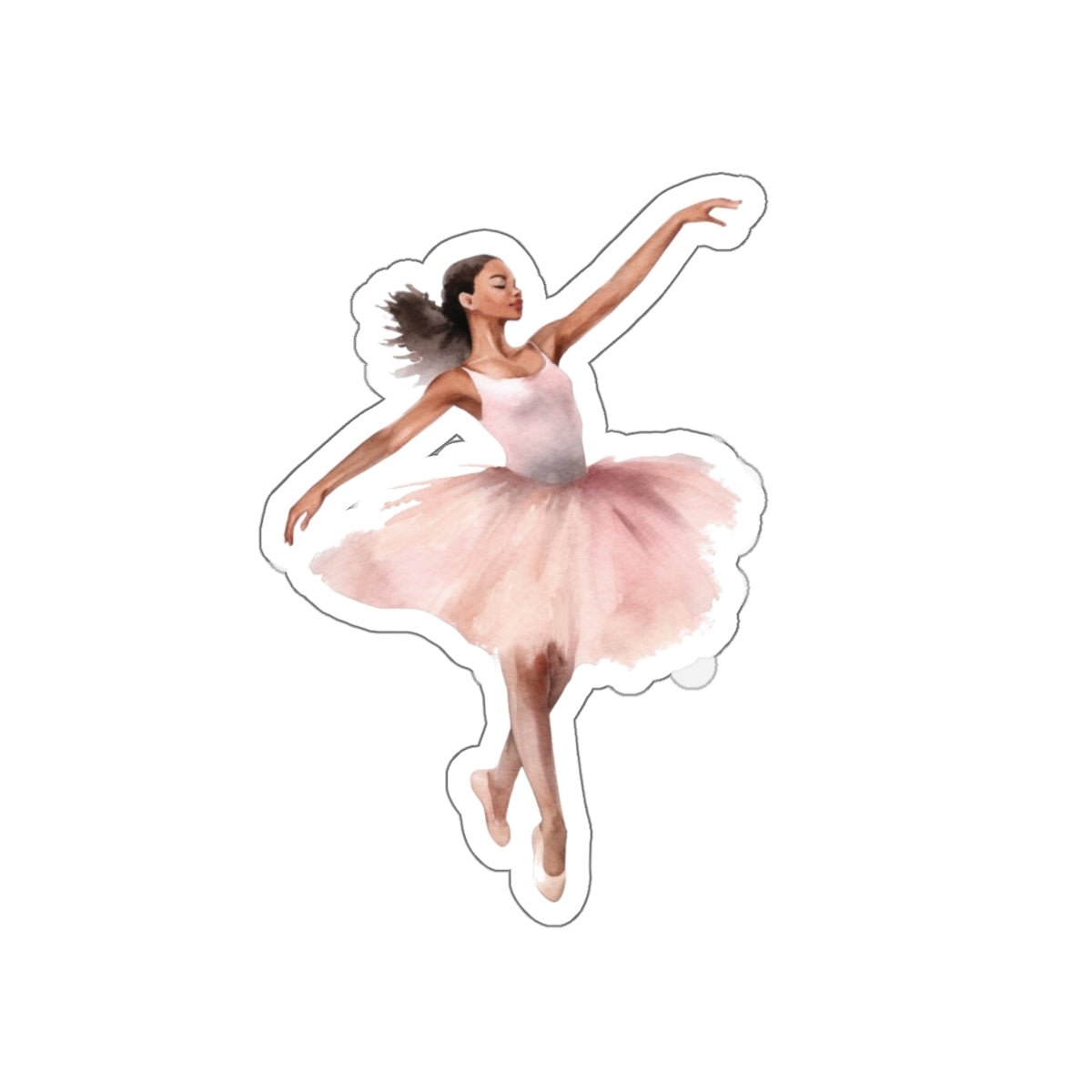 Caught Up in the Dance Ballerina Sticker (A1) - Sticker - Kristine Celestine