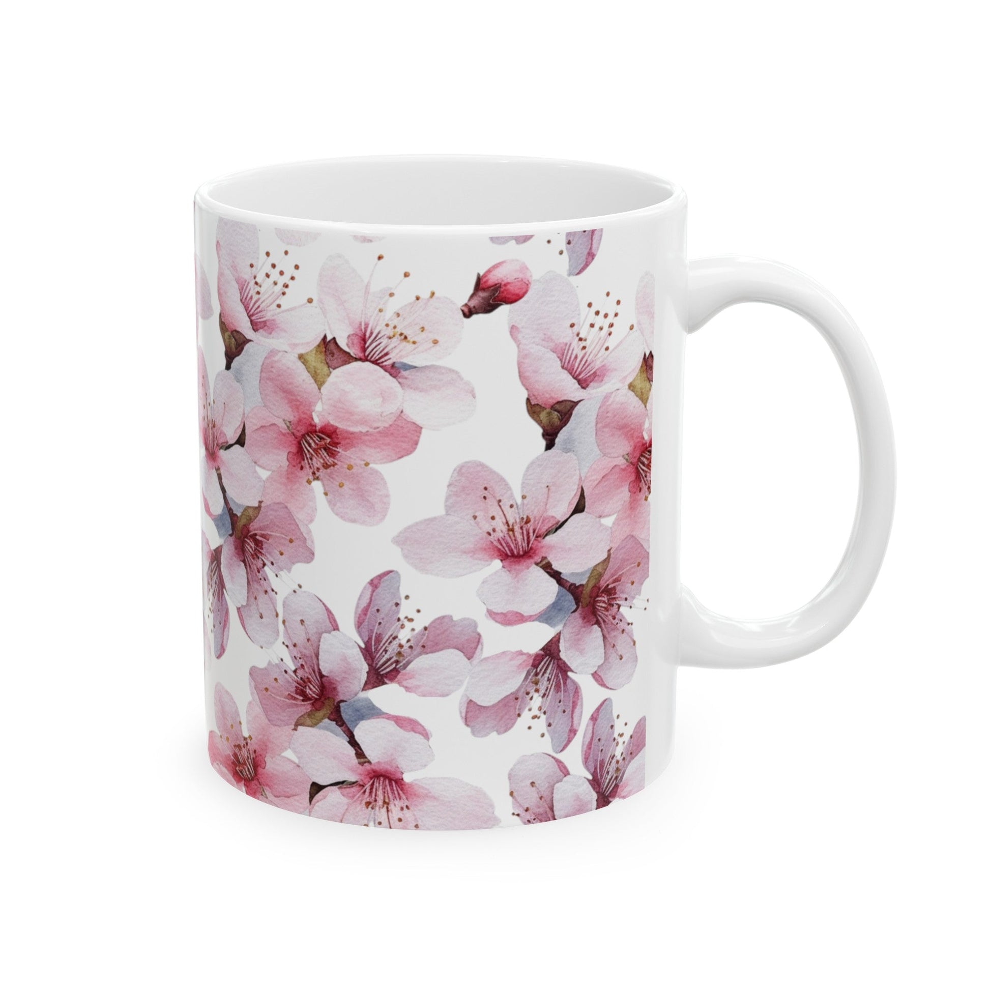 Pink Ombre Flower Mug (vH) - Mug - Kristine Celestine