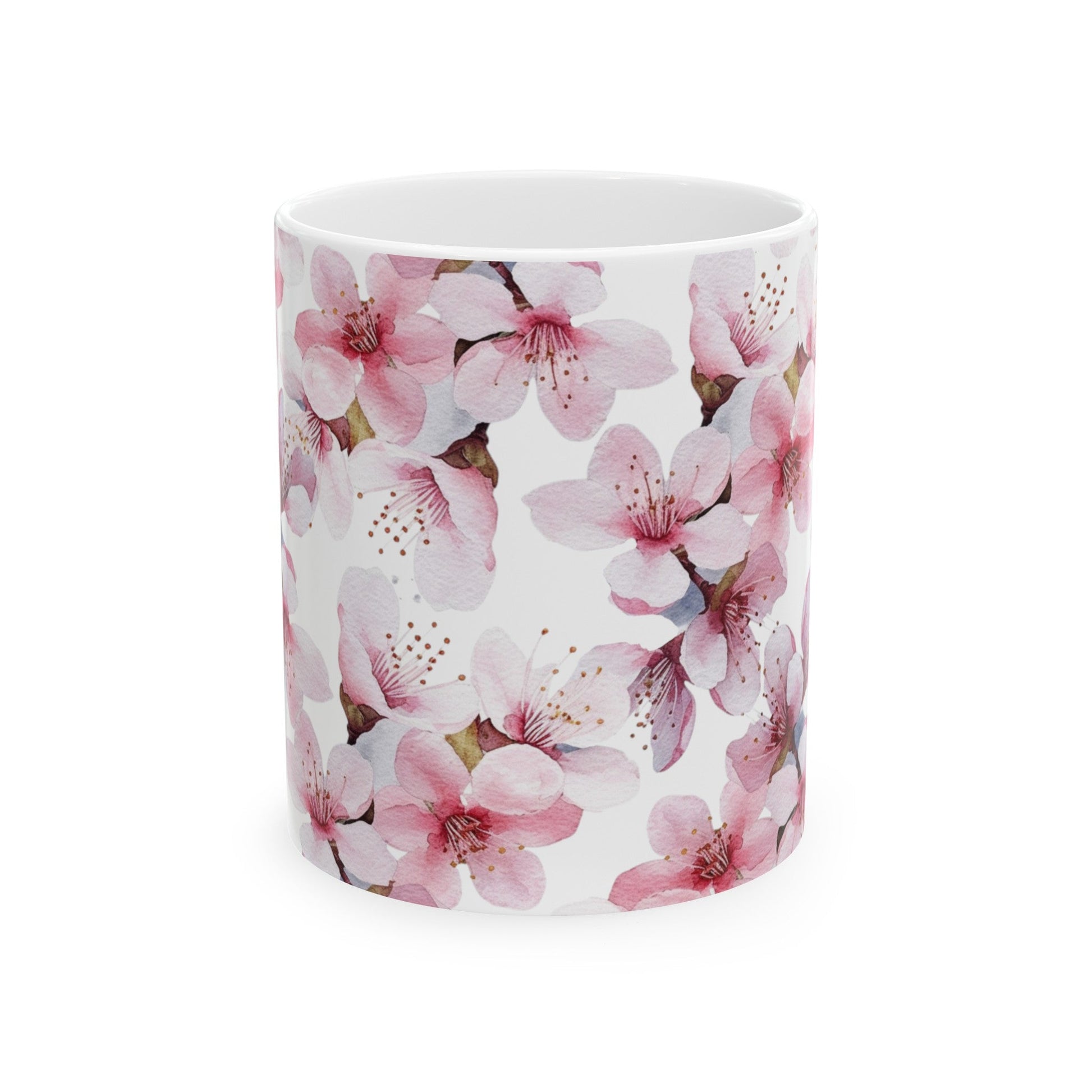 Pink Ombre Flower Mug (vH) - Mug - Kristine Celestine