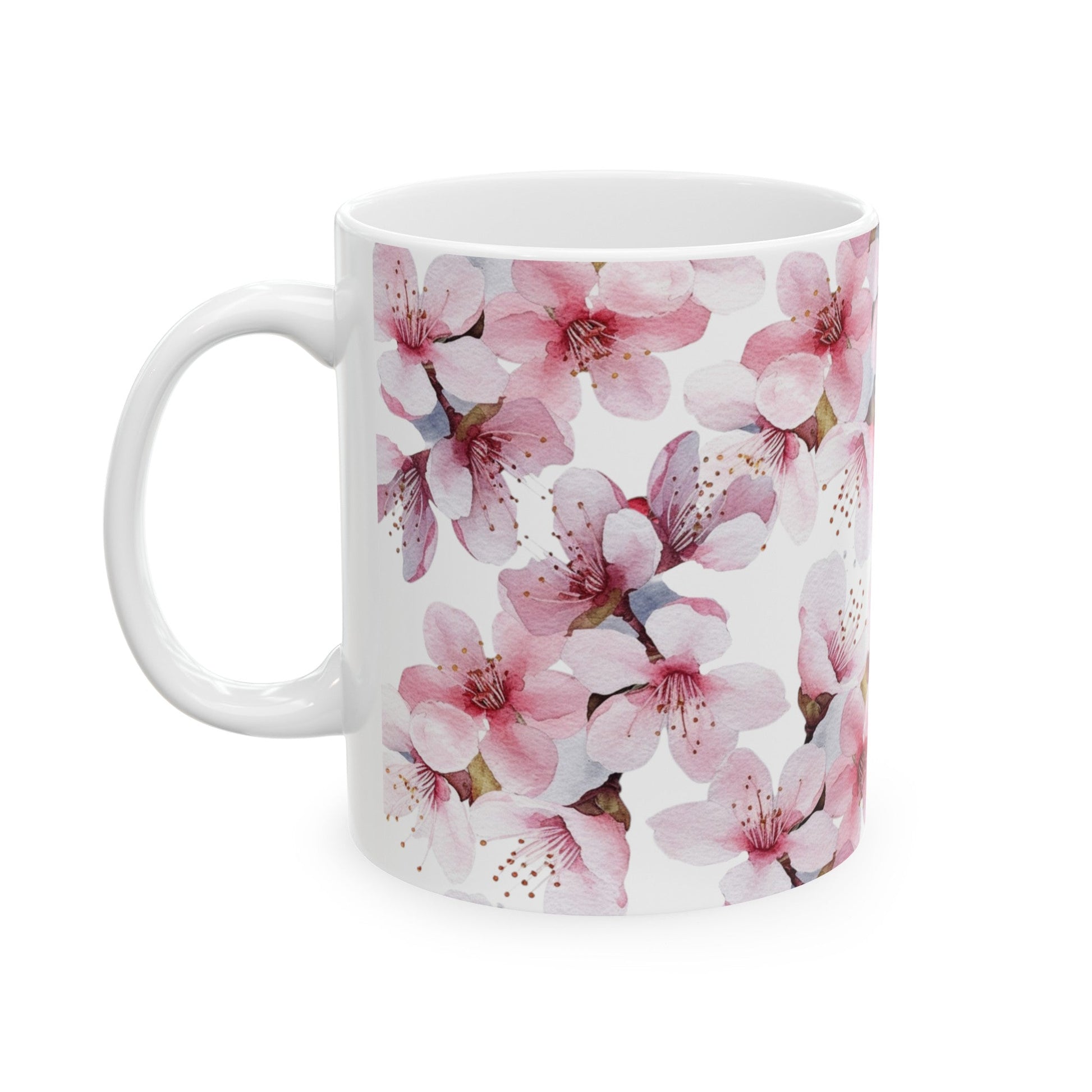 Pink Ombre Flower Mug (vH) - Mug - Kristine Celestine