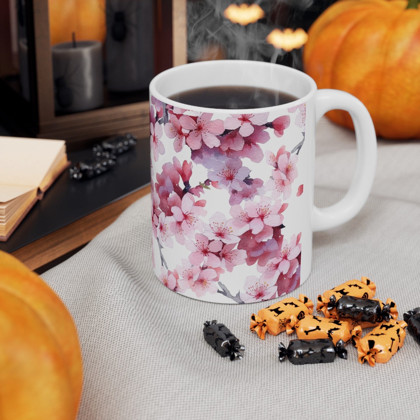 Purple Flower Blossom Mug (vJ) - Mug - Kristine Celestine