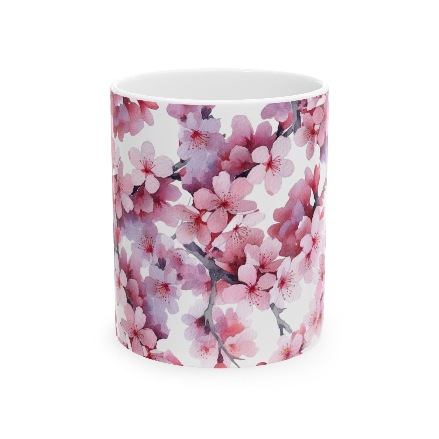 Purple Flower Blossom Mug (vJ) - Mug - Kristine Celestine