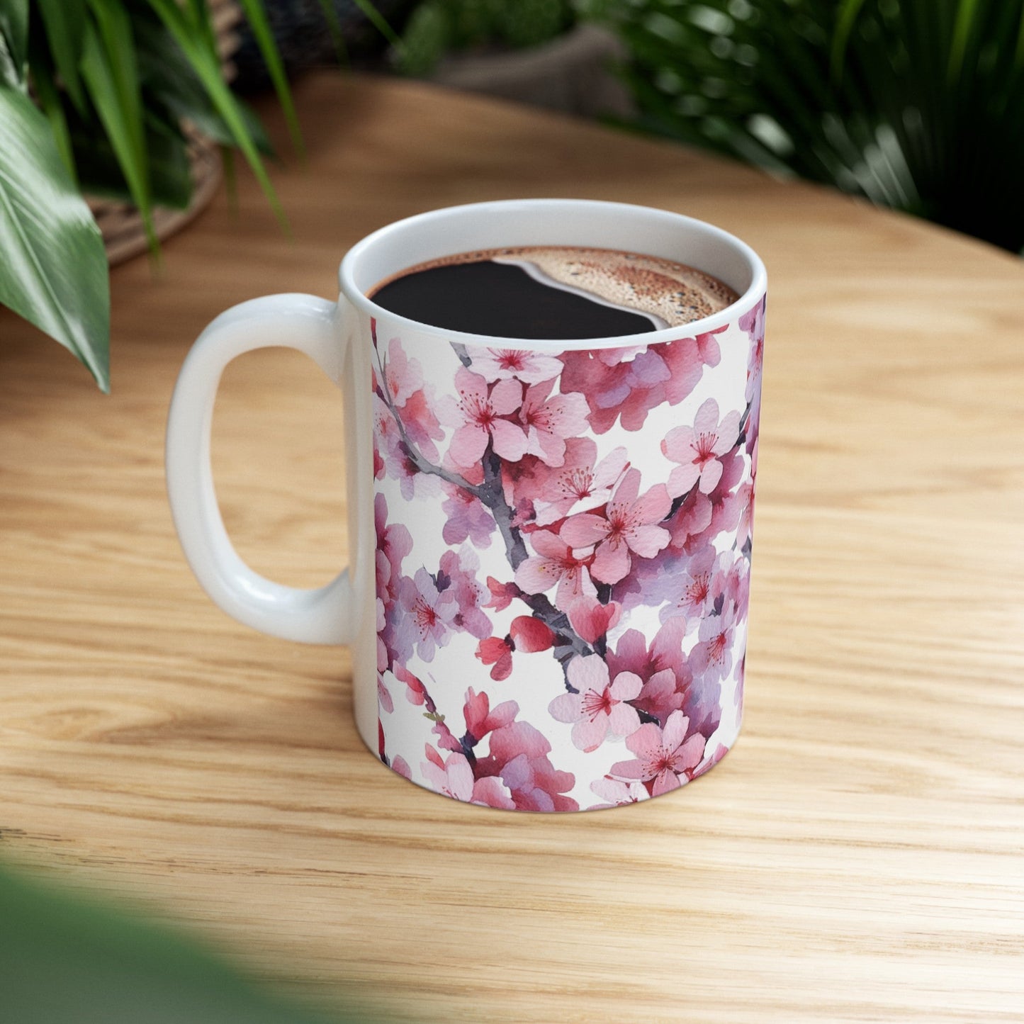 Purple Flower Blossom Mug (vJ) - Mug - Kristine Celestine