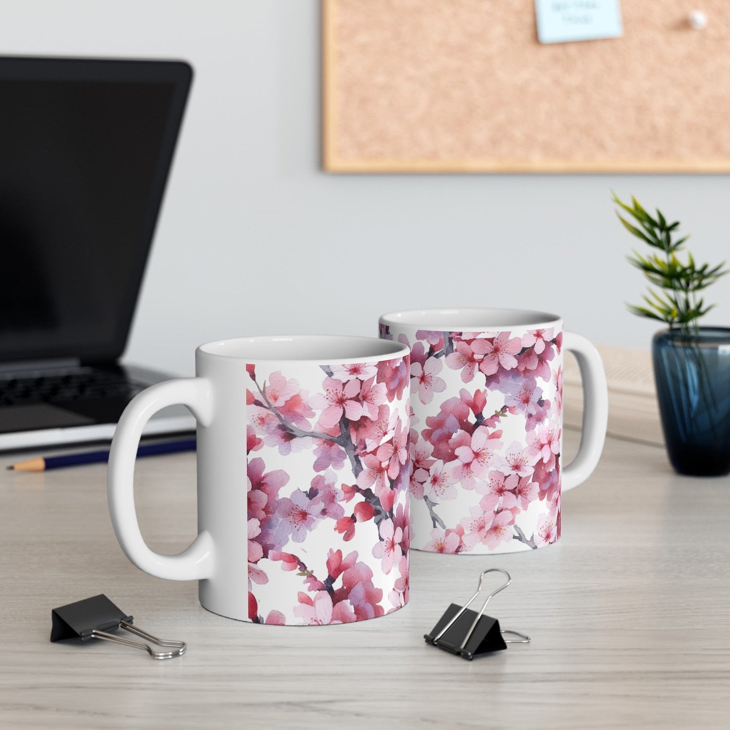 Purple Flower Blossom Mug (vJ) - Mug - Kristine Celestine