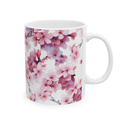 Purple Flower Blossom Mug (vJ) - Mug - Kristine Celestine