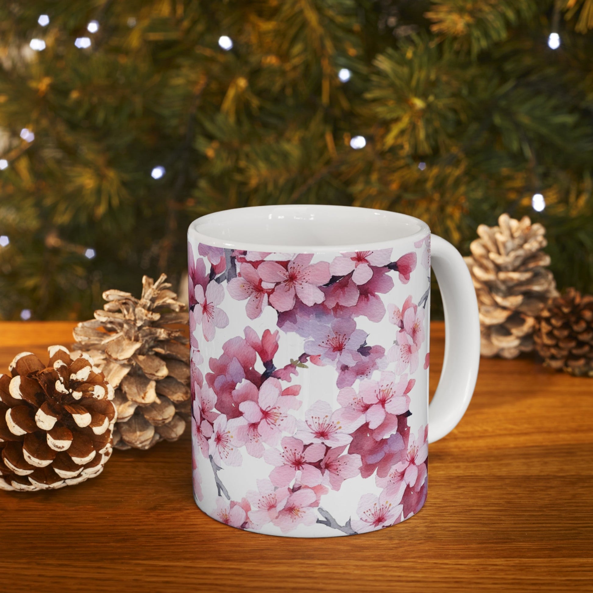 Purple Flower Blossom Mug (vJ) - Mug - Kristine Celestine