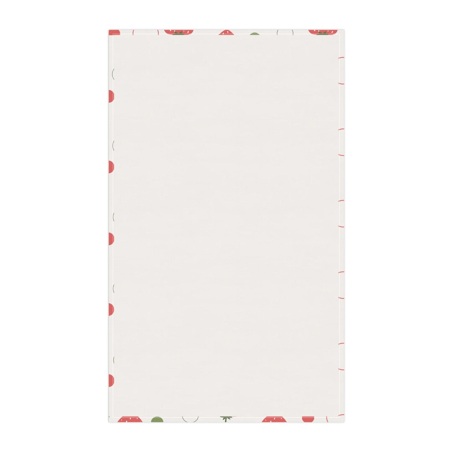 Red Strawberry Bubbles Kitchen Towel - Kitchen Towel - Kristine Celestine