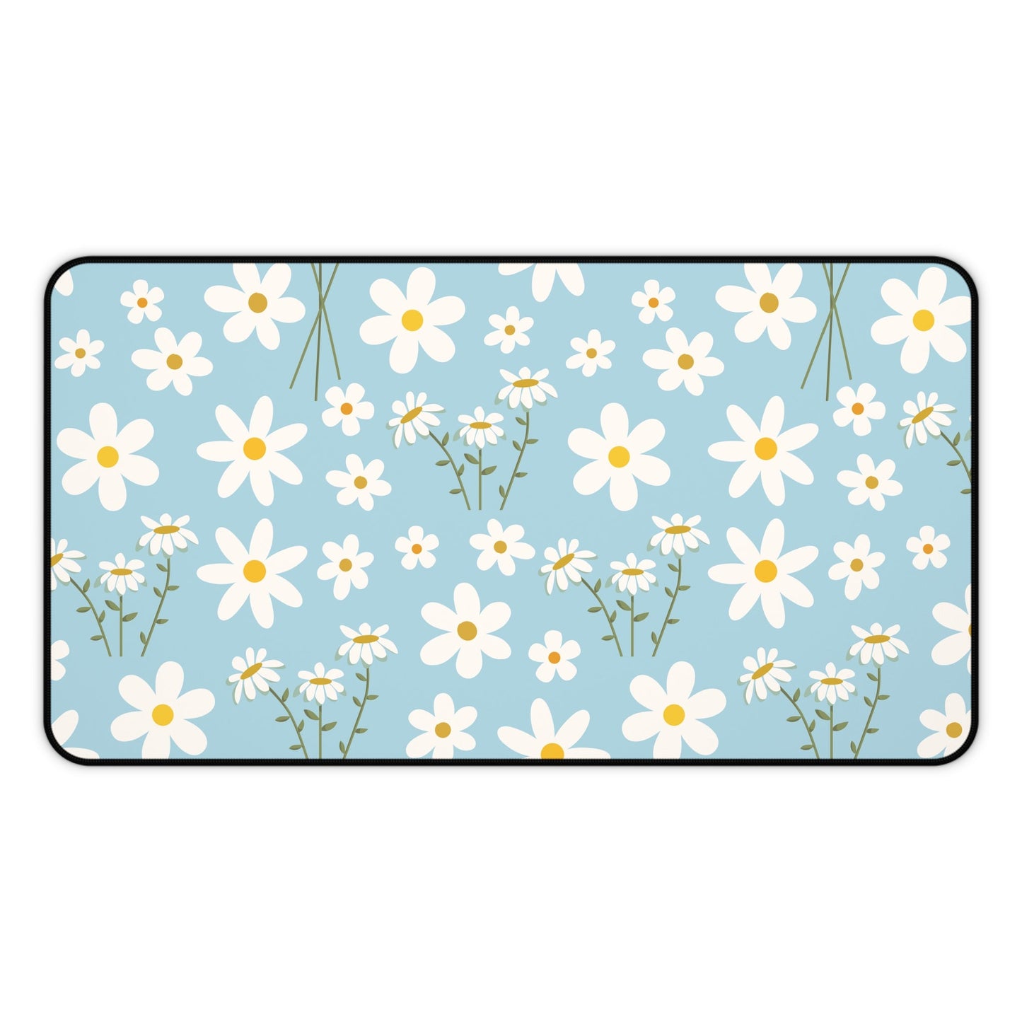 Sky Blue Daisy Desk Mat - Home Decor - Kristine Celestine