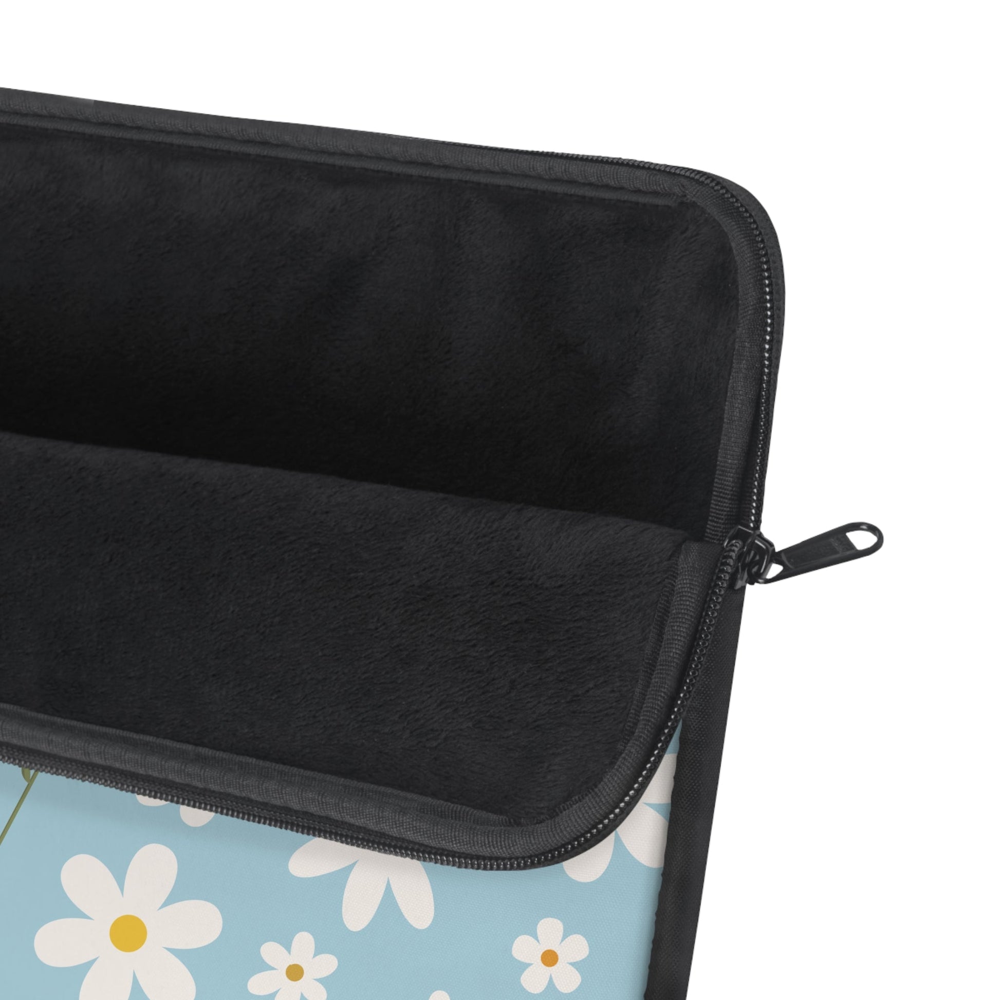 Sky Blue Daisy Laptop Sleeve Cute Daisies Laptop Pouch Cool Blue Summer Flower Laptop Bag Floral Spring Laptop Case Pretty Laptop Protector Adorable Tablet Sleeve Girly Tablet Case Sweet Tablet Pouch - Laptop Sleeve - Kristine Celestine