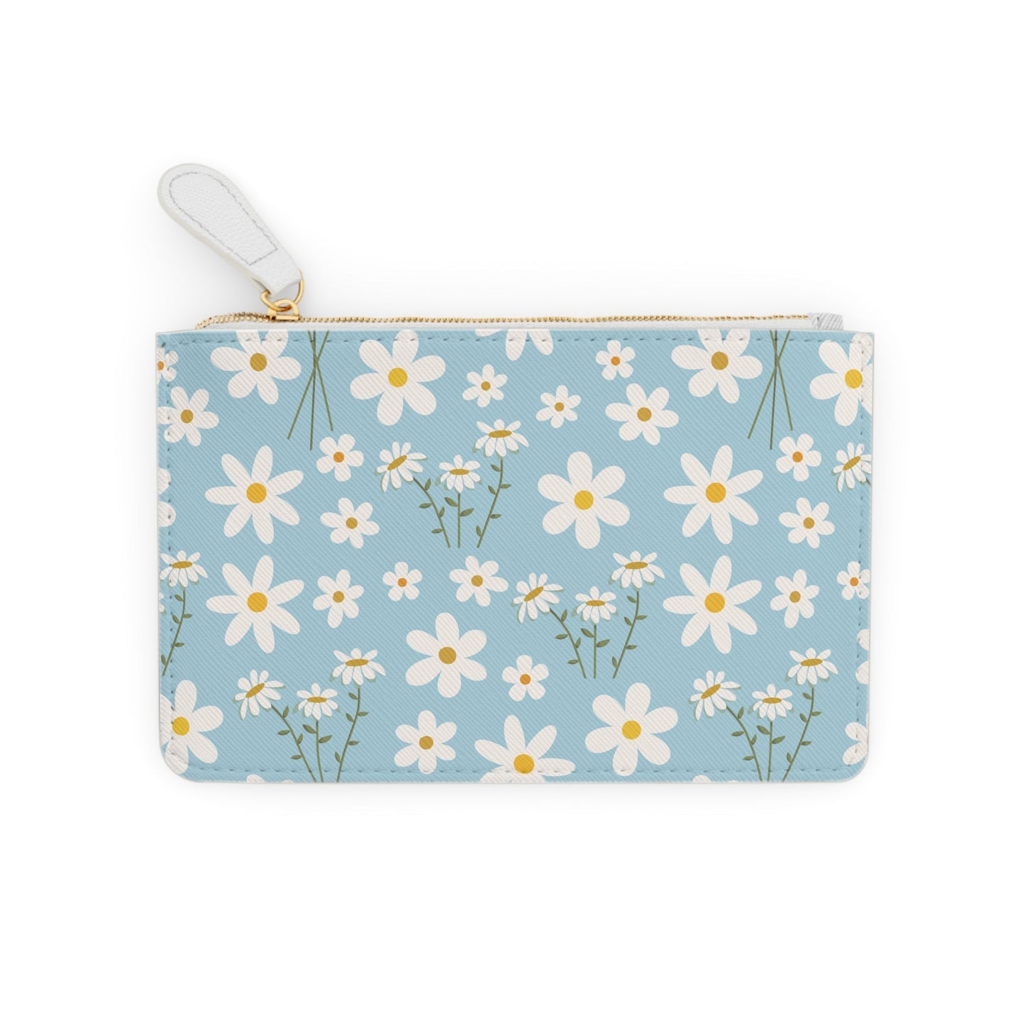 Sky Blue Daisy Mini Clutch Bag - Bags - Kristine Celestine