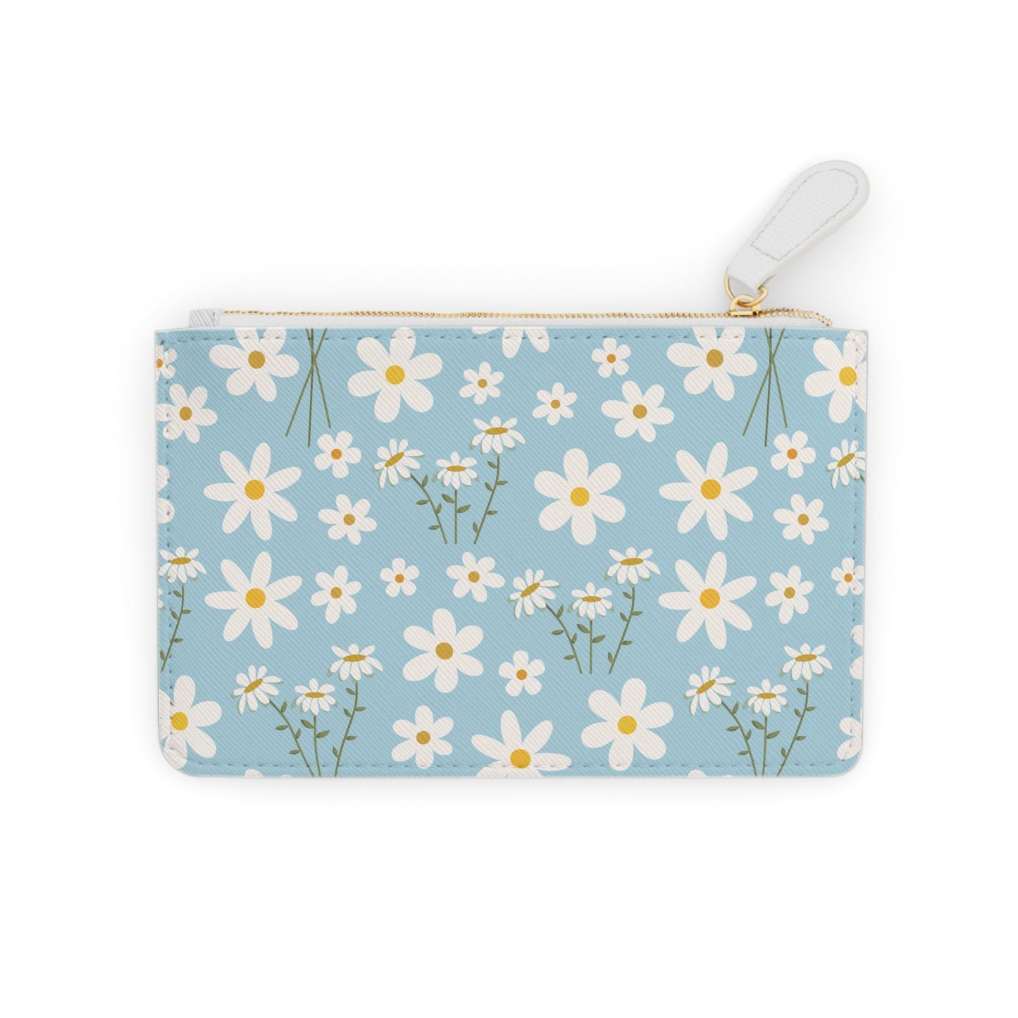 Sky Blue Daisy Mini Clutch Bag - Bags - Kristine Celestine