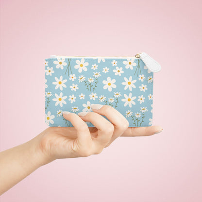 Sky Blue Daisy Mini Clutch Bag - Bags - Kristine Celestine