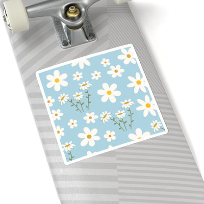 Sky Blue Daisy Sticker - Paper products - Kristine Celestine