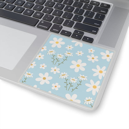 Sky Blue Daisy Sticker - Paper products - Kristine Celestine