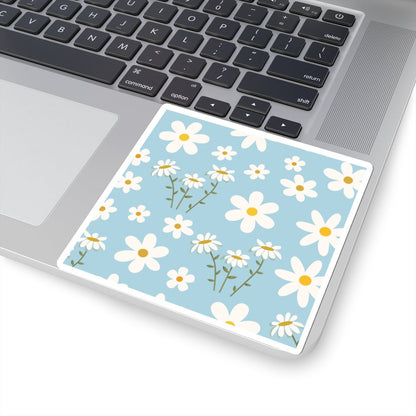 Sky Blue Daisy Sticker - Paper products - Kristine Celestine