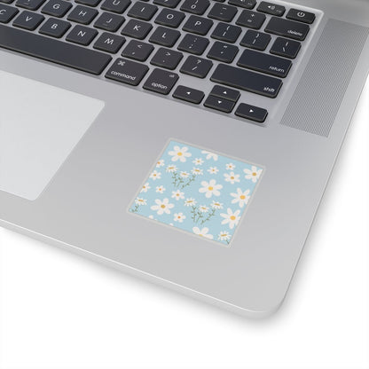 Sky Blue Daisy Sticker - Paper products - Kristine Celestine