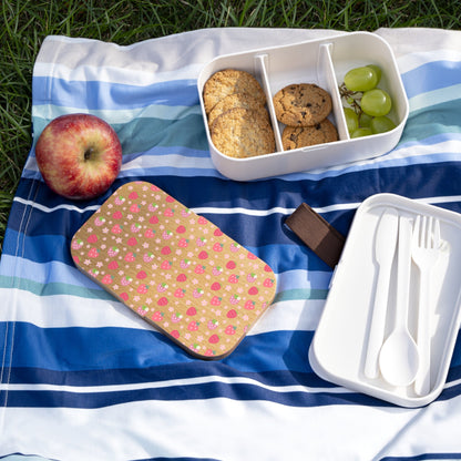 Strawberries and Daisies Bento Lunch Box - Food Storage - Kristine Celestine