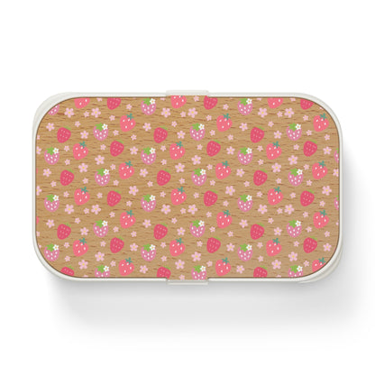 Strawberries and Daisies Bento Lunch Box - Food Storage - Kristine Celestine