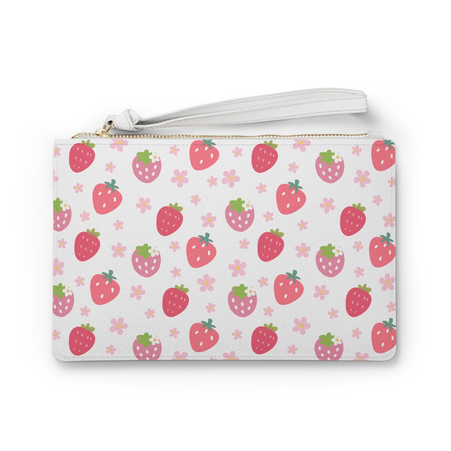 Strawberries and Daisies Clutch Bag - Bags - Kristine Celestine