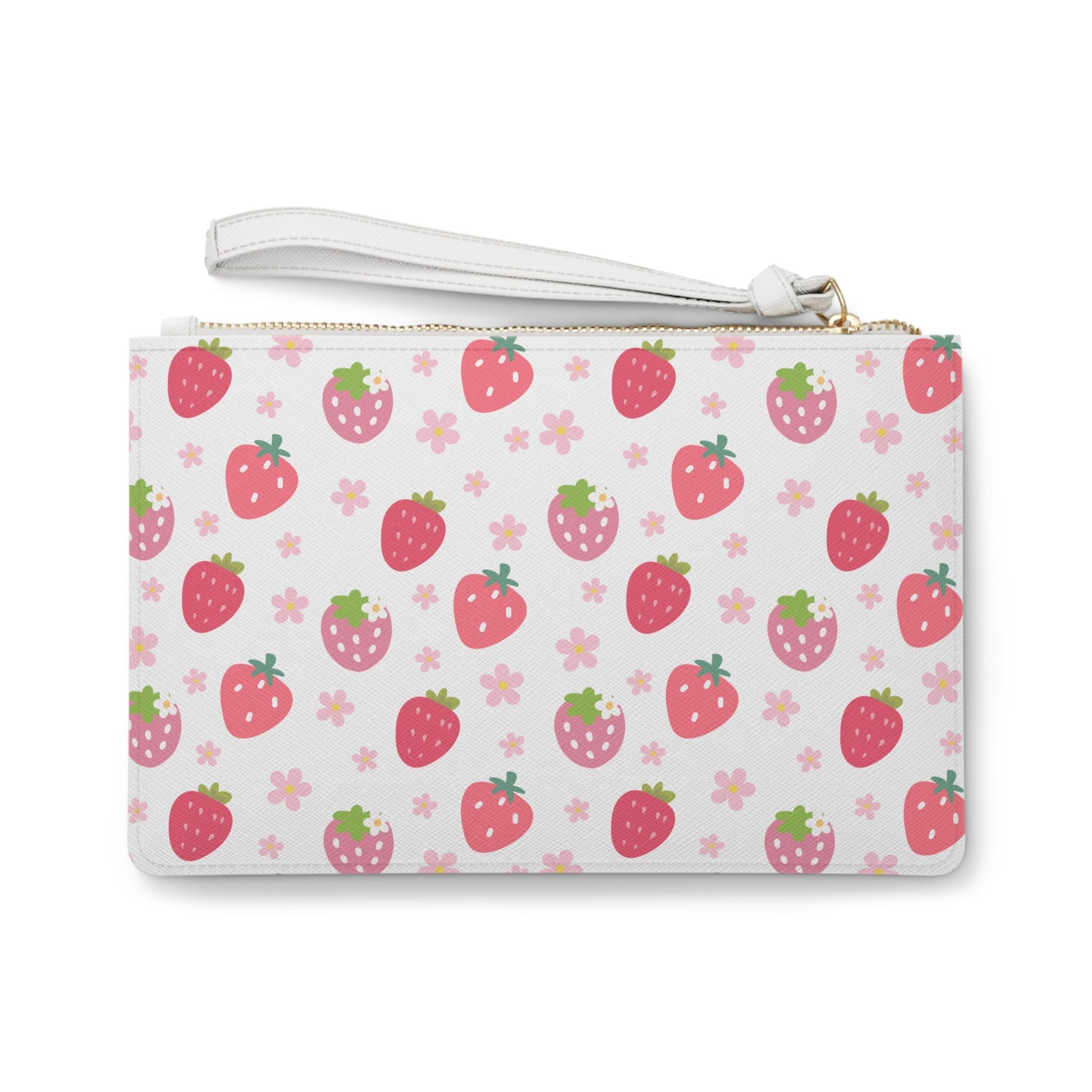 Strawberries and Daisies Clutch Bag - Bags - Kristine Celestine