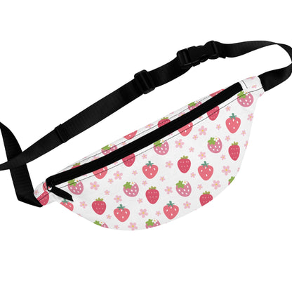 Strawberries and Daisies Fanny Pack - Bags - Kristine Celestine