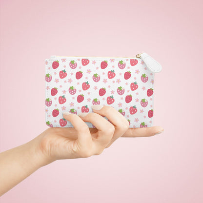 Strawberries and Daisies Mini Clutch Bag - Bags - Kristine Celestine