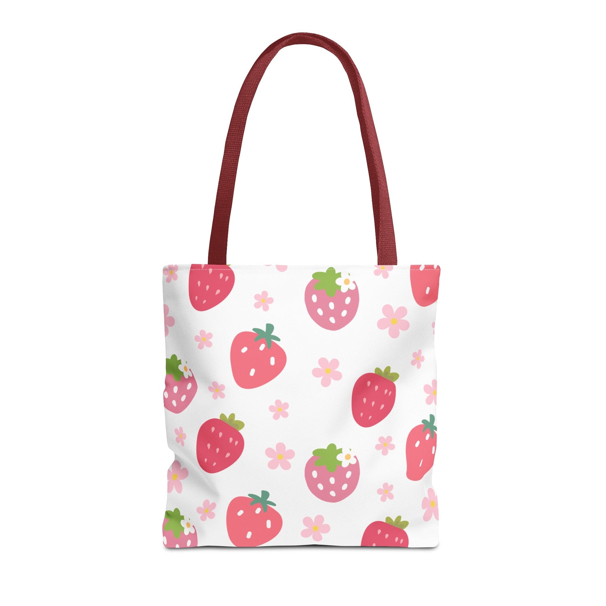 Strawberries and Daisies Tote Bag - Bags - Kristine Celestine