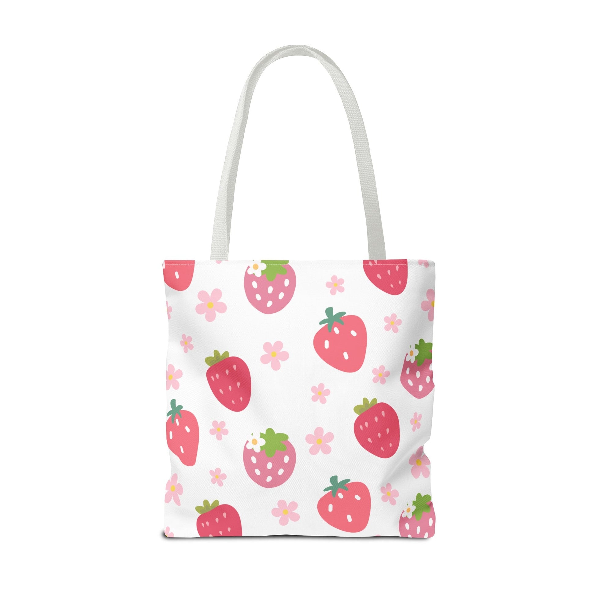 Strawberries and Daisies Tote Bag - Bags - Kristine Celestine