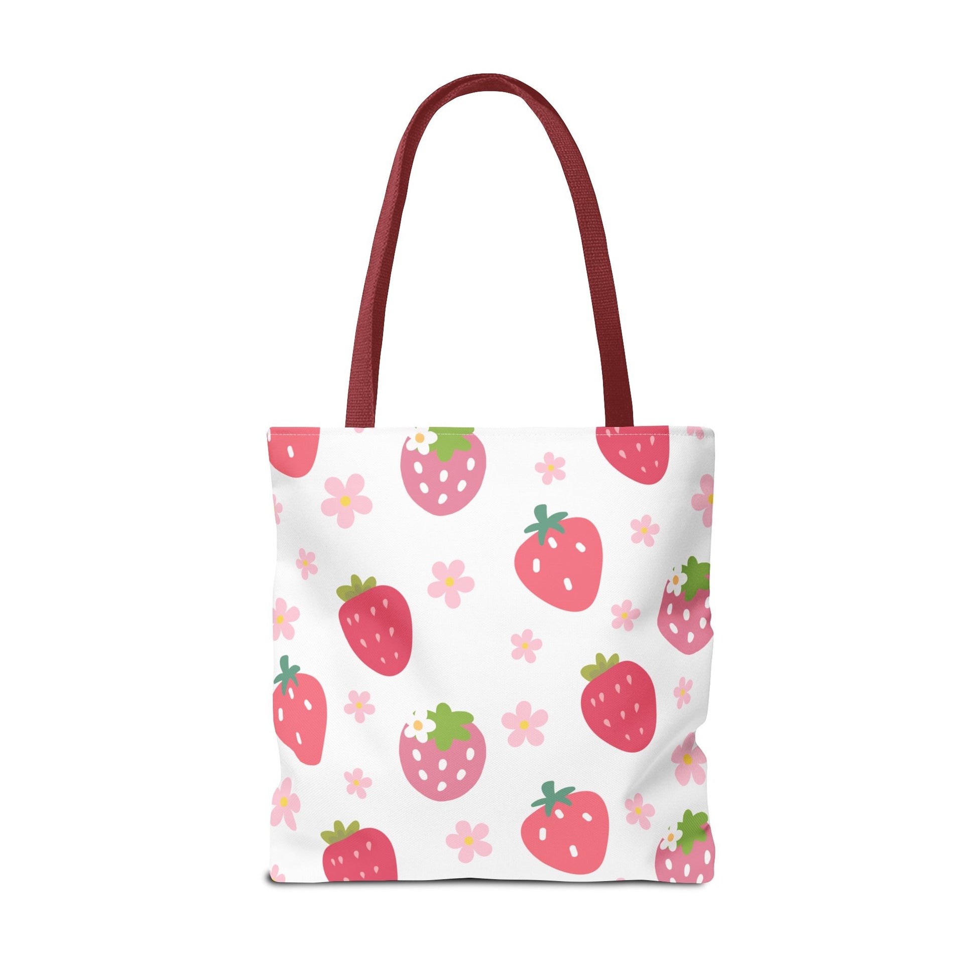 Strawberries and Daisies Tote Bag - Bags - Kristine Celestine