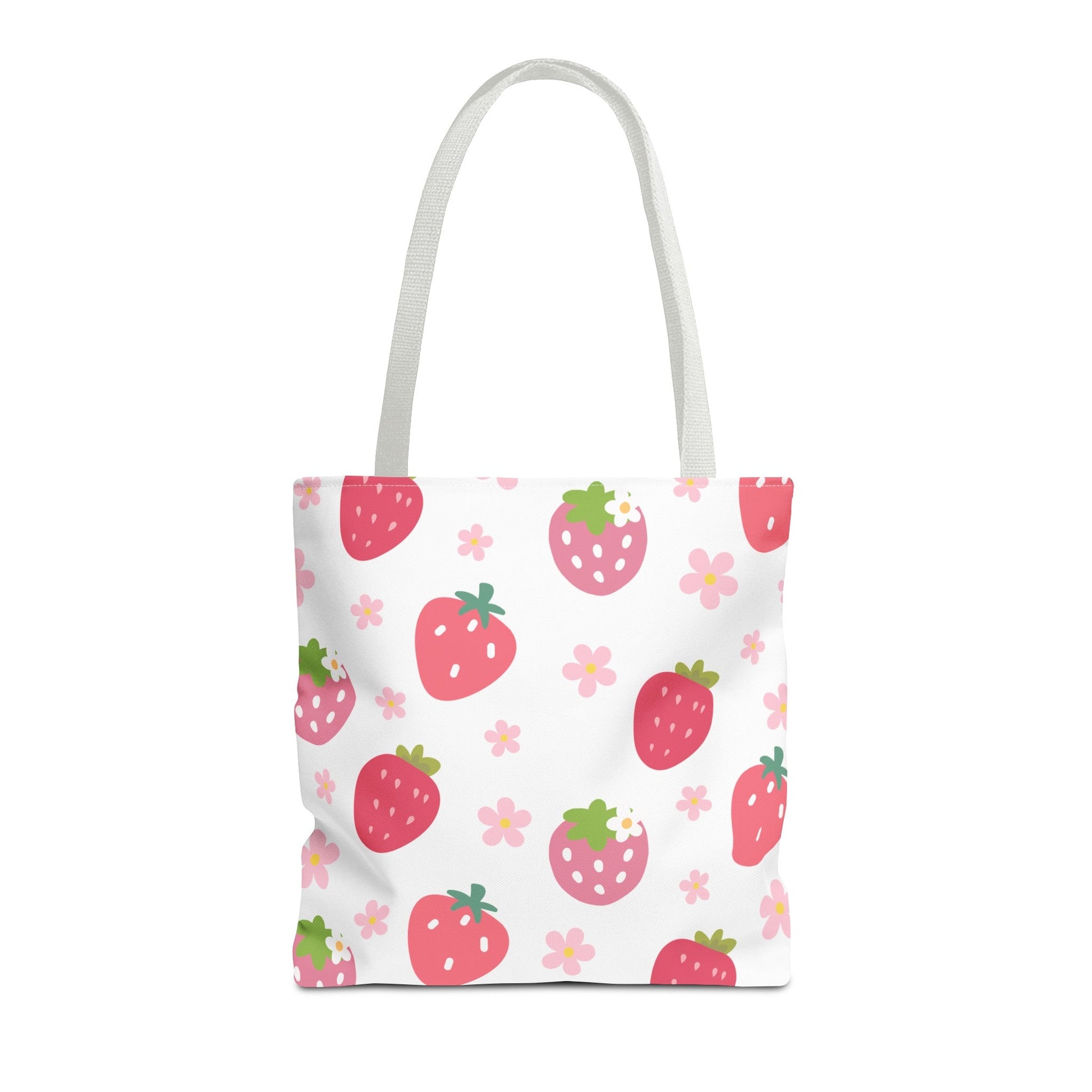 Strawberries and Daisies Tote Bag - Bags - Kristine Celestine