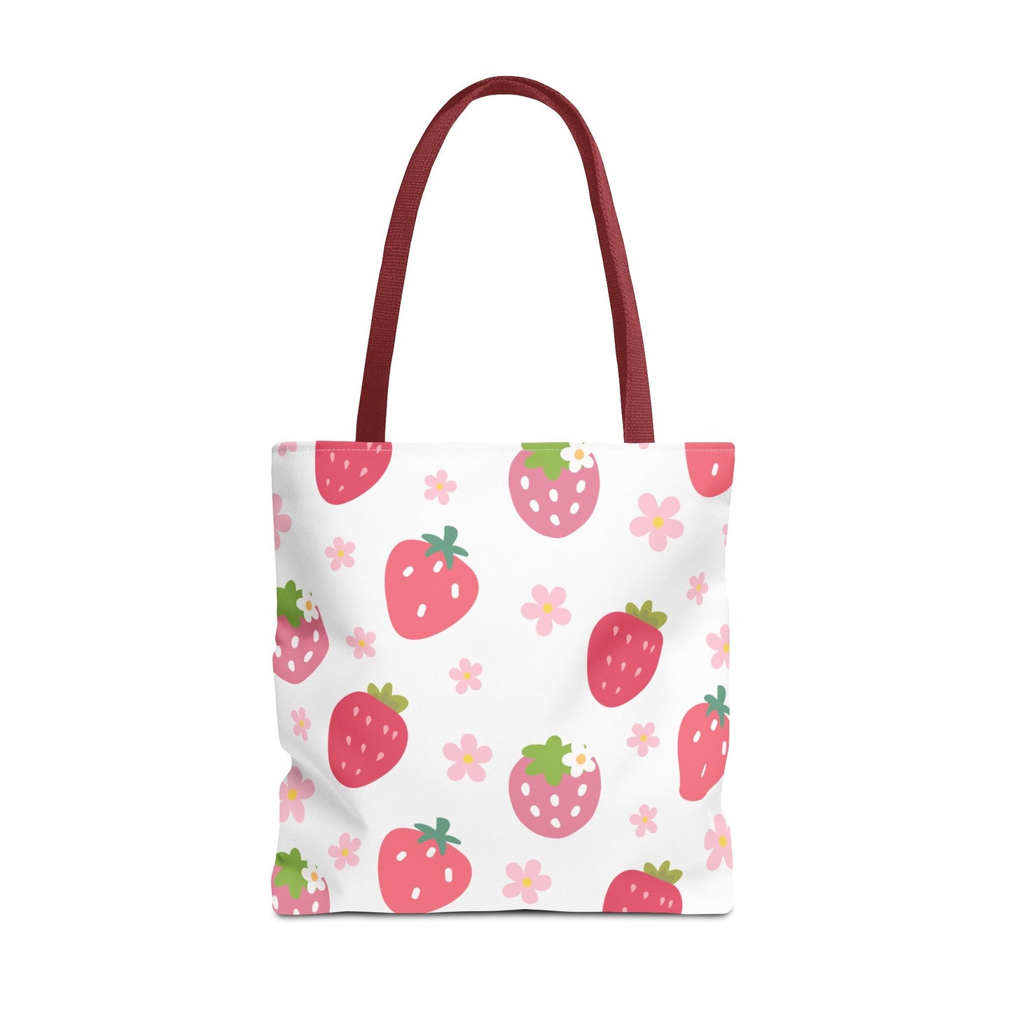 Strawberries and Daisies Tote Bag - Bags - Kristine Celestine