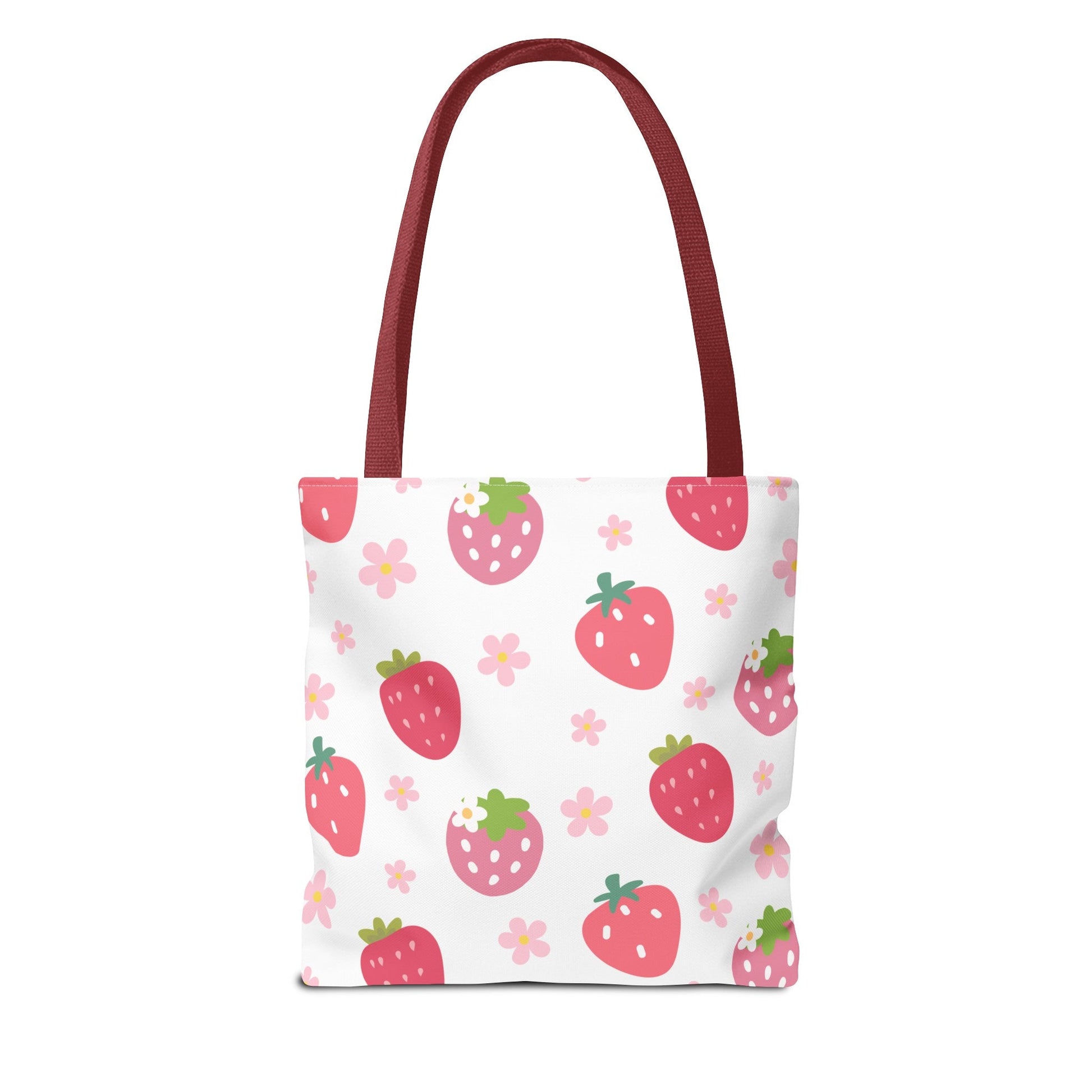 Strawberries and Daisies Tote Bag - Bags - Kristine Celestine