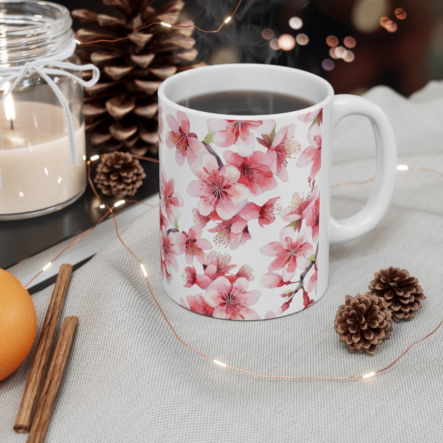 Sweet Summer Floral Mug (vM) - Mug - Kristine Celestine