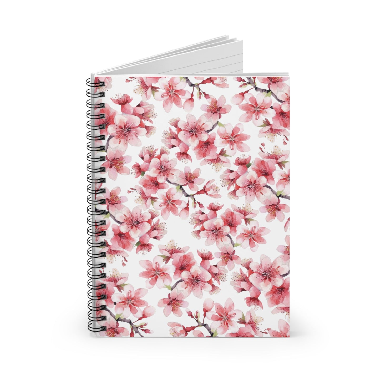 Bright Summer Flowers Spiral Notebook 6x8" (vM) - Notebook - Kristine Celestine