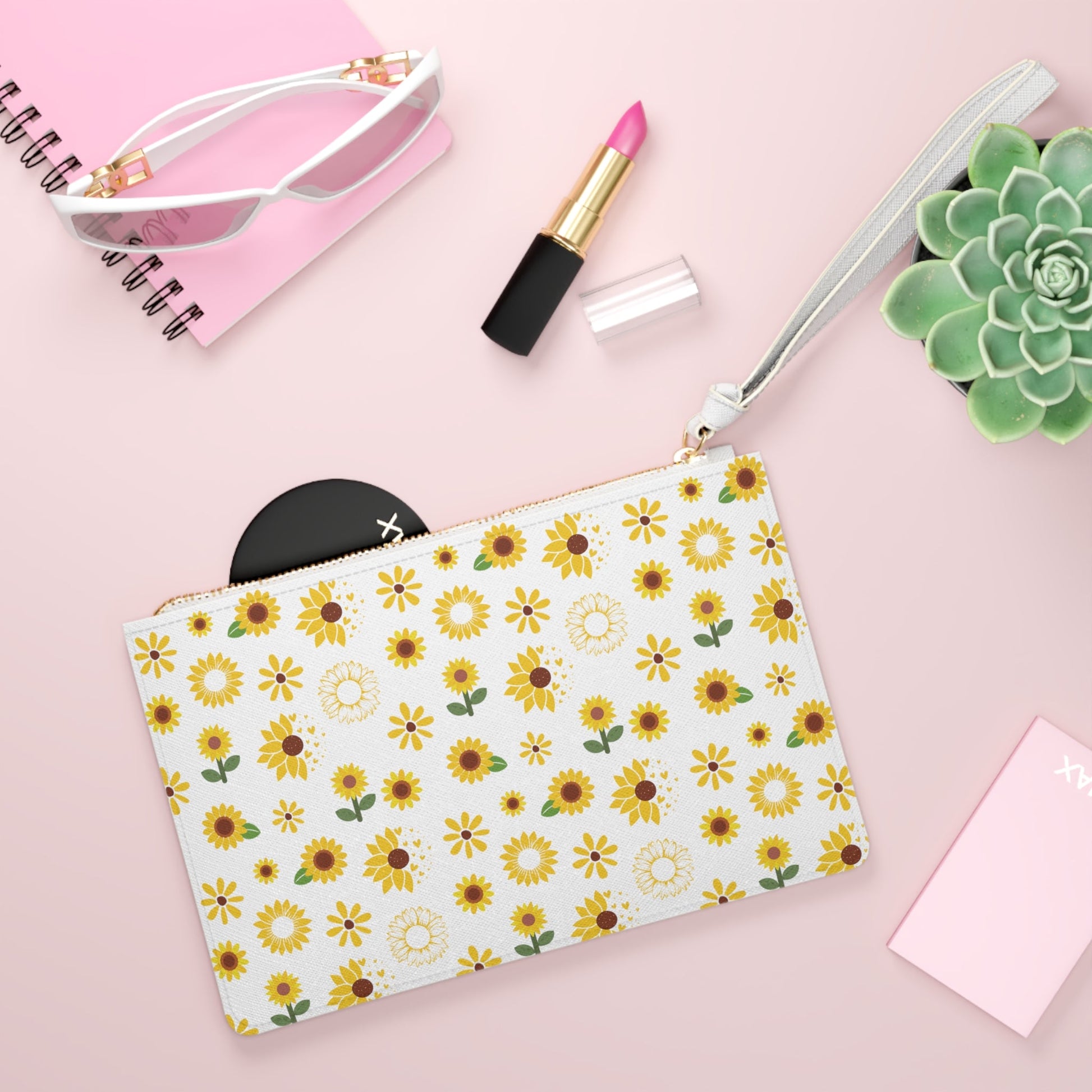 Sunflower Burst Clutch Bag - Bags - Kristine Celestine