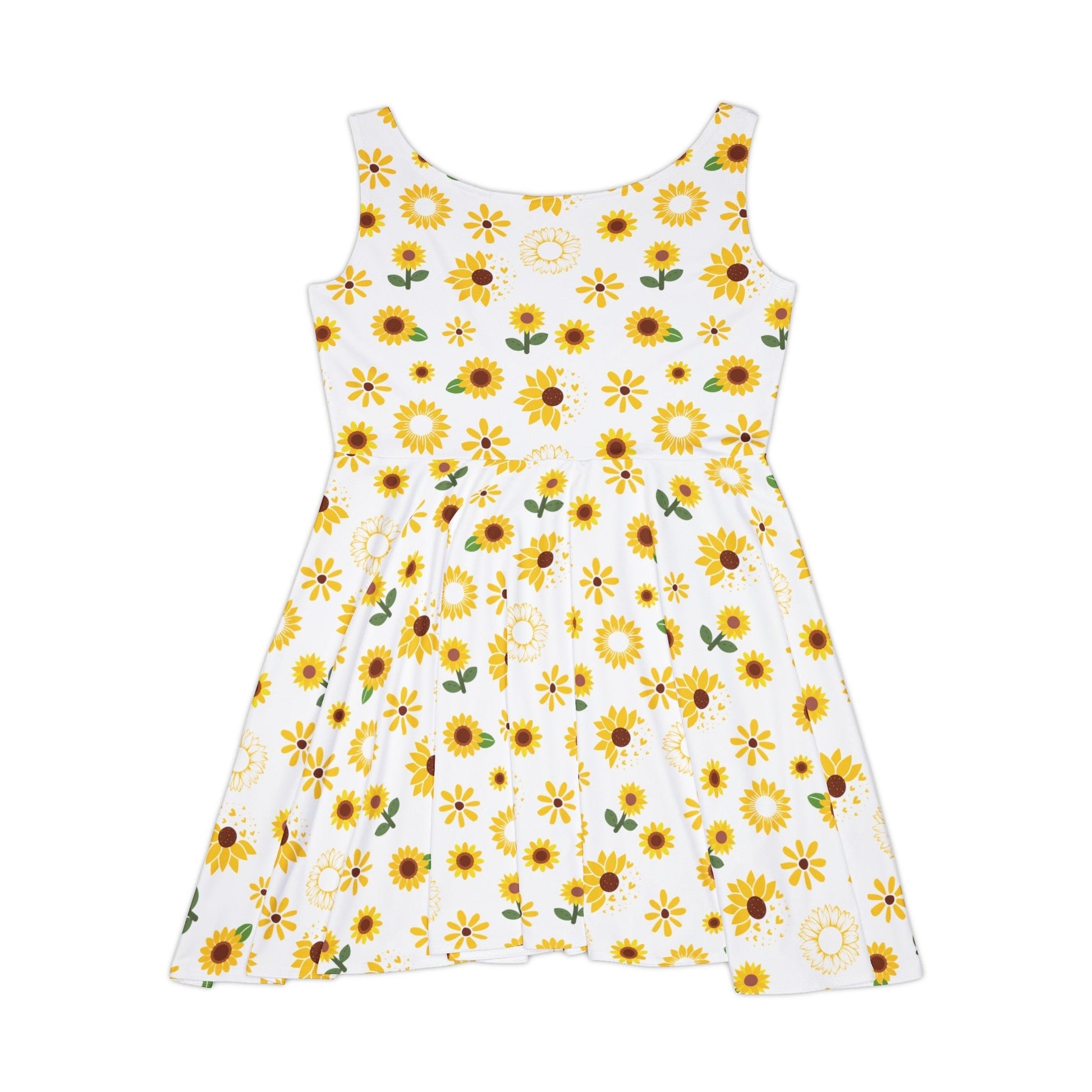 Sunflower Burst Women's Skater Dress - Dress - Kristine Celestine