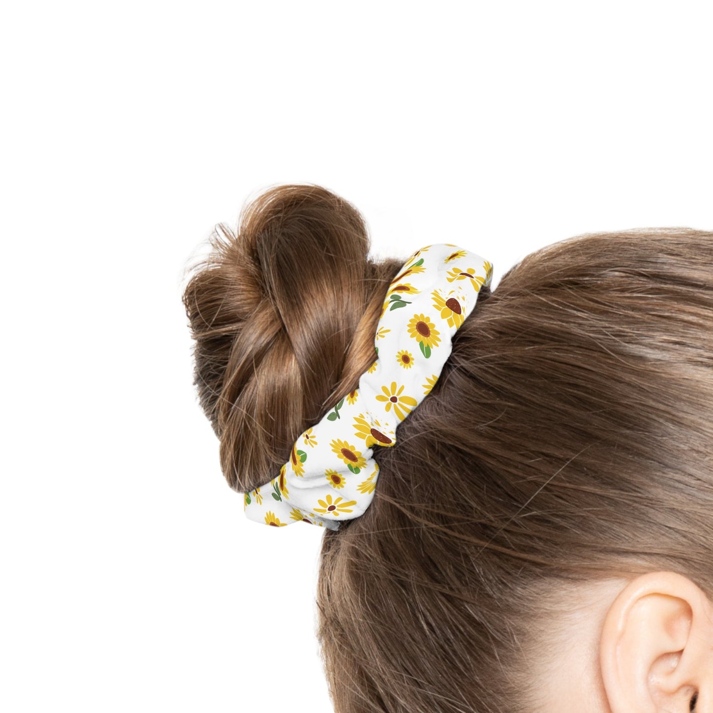 Sunflower Burst Scrunchie - Hair Accessories - Kristine Celestine