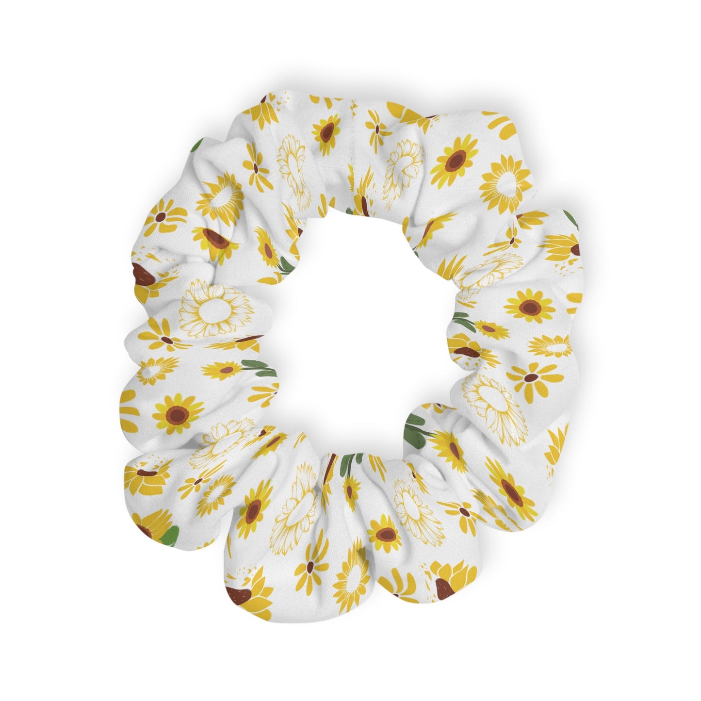 Sunflower Burst Scrunchie - Hair Accessories - Kristine Celestine