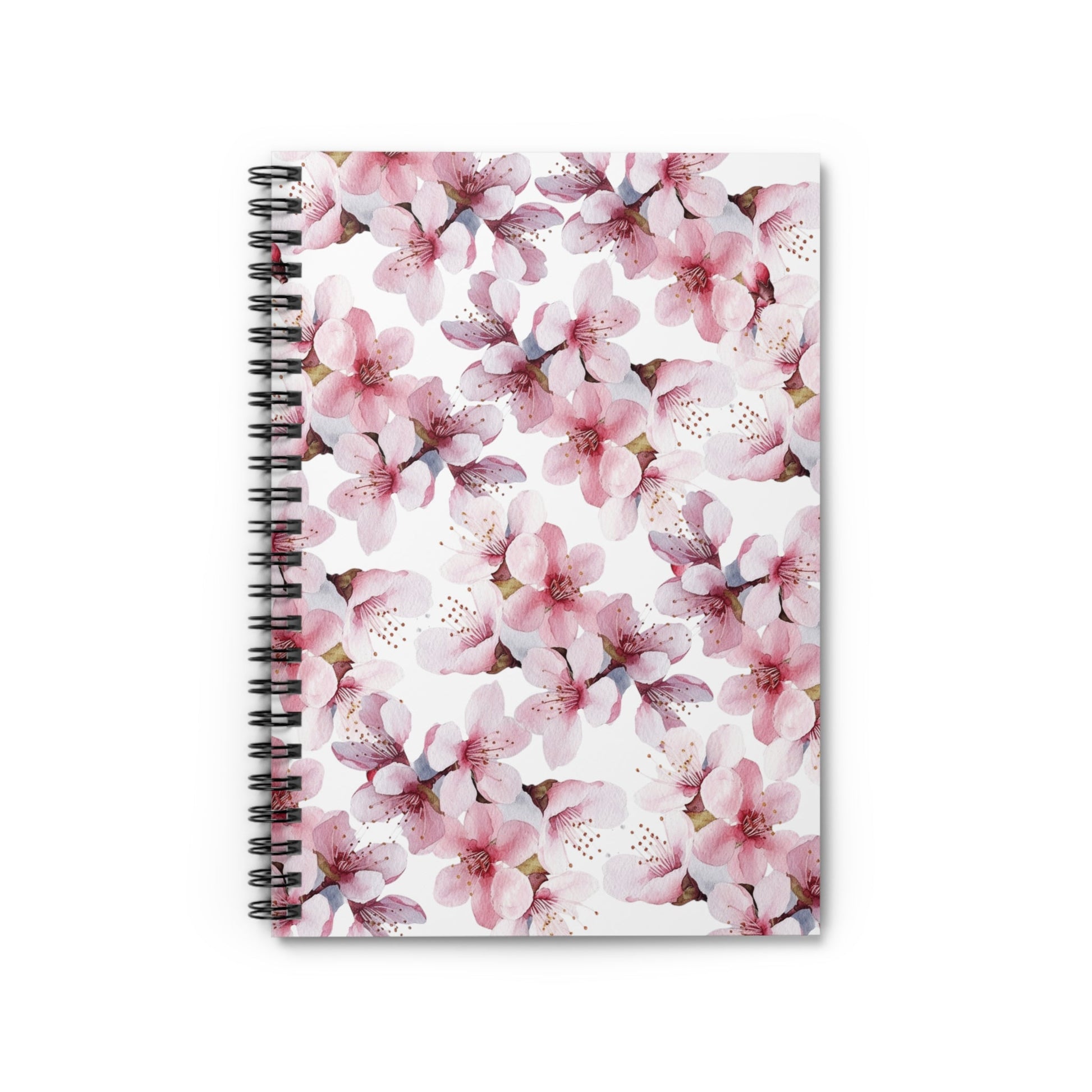 Ombre Flower Pattern Spiral Notebook 6x8" - Notebook - Kristine Celestine